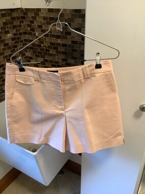White House Black Market Peach Tailored Bermuda Shorts
